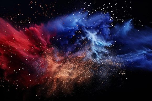 Download Royal Blue with Gold Background - Old Collection