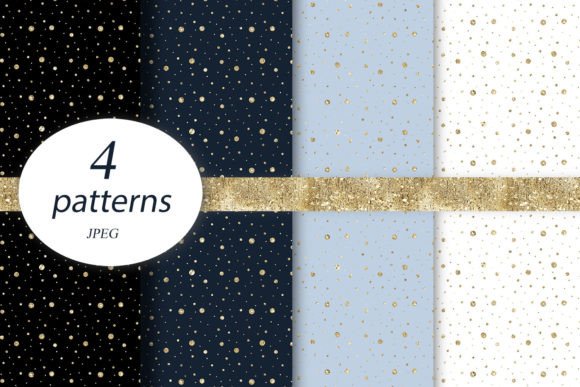Download Gold Spray Patterns Paper - Old Collection
