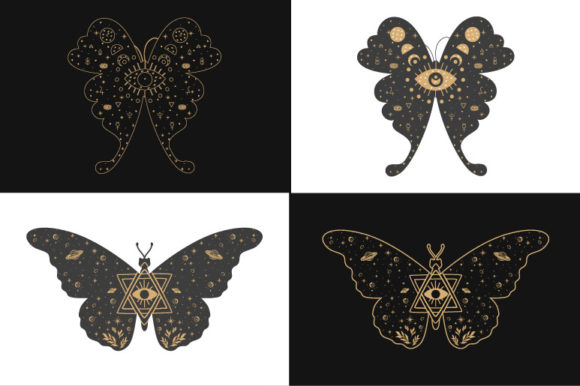 Download Butterfly Magic Celestial SVG Bundle - Magic Collection