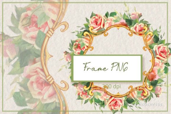 Download Golden Frame PNG | Decorative Frame - Old Collection