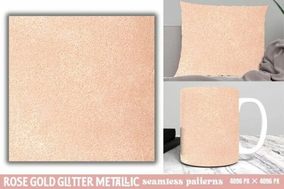 Download Rose Gold Glitter Metallic Pattern - Old Collection