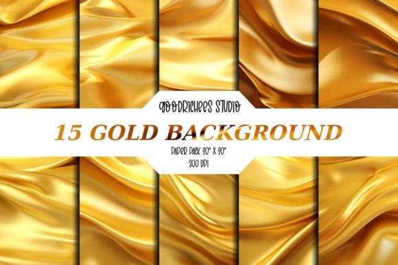 Download Gold Background Digital Paper - Old Collection