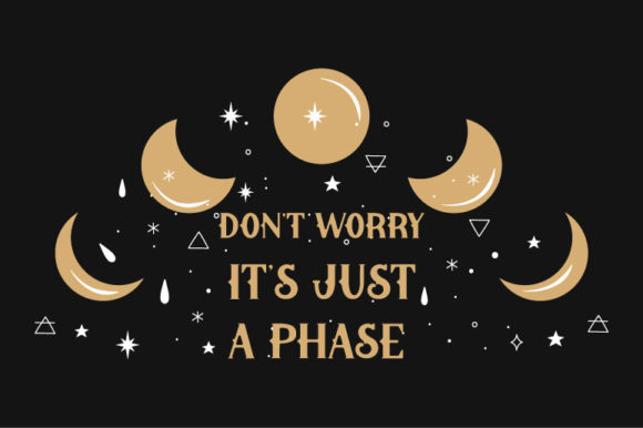 Download Magic Celestial Phase Moon SVG Design - Magic Collection
