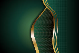 Download Green Gold Geometric Background - Old Collection