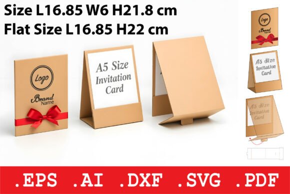 Download Foldable A5 Invitation Tent Card - Old Collection