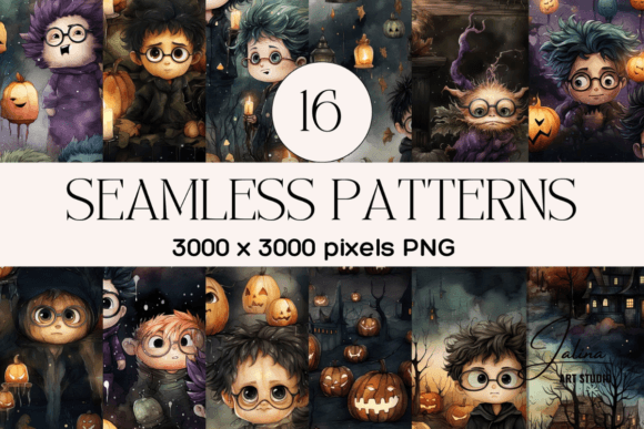 Download Halloween Magic Digital Paper Pack - Magic Collection