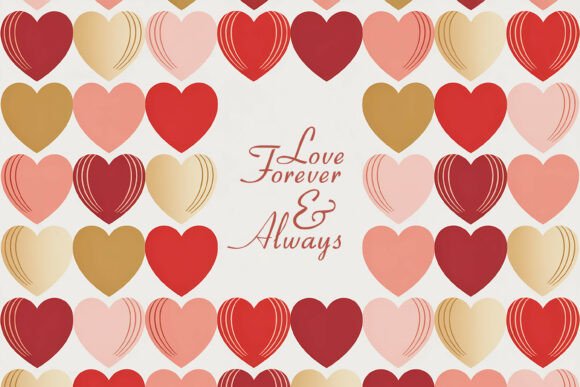 Download Rose Gold Hearts Digital Design - Old Collection