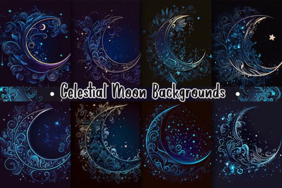 Download Celestial Moon Background | Magic - Magic Collection